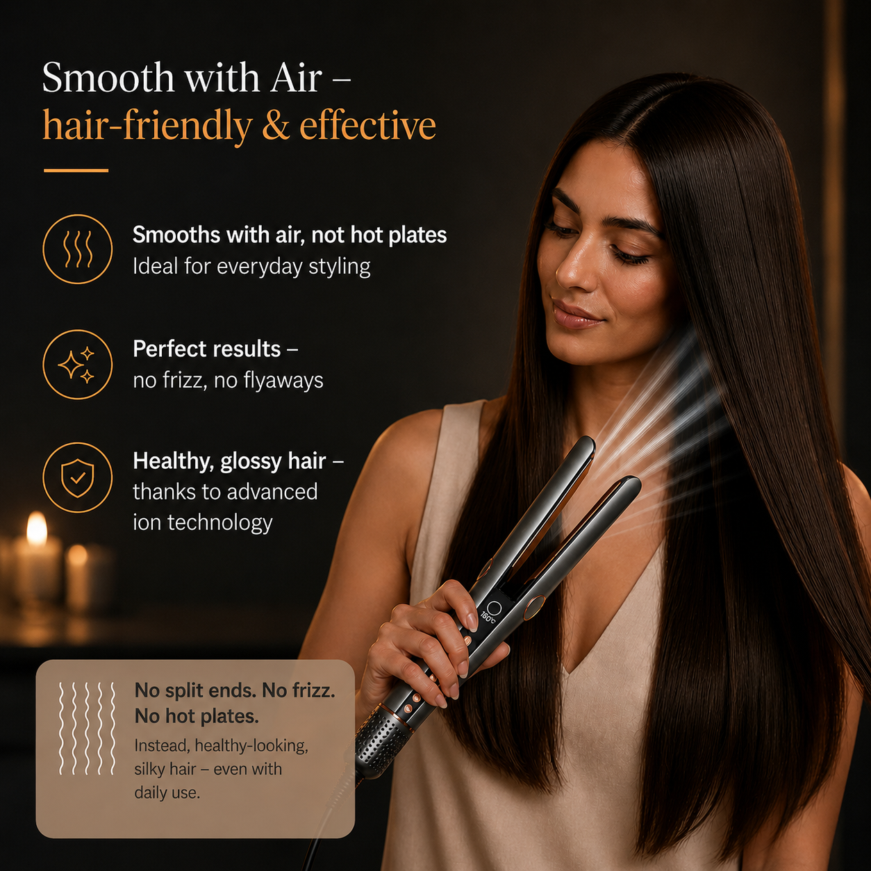 Doyoo™ Airstraight Hair Straightener with Air Technology