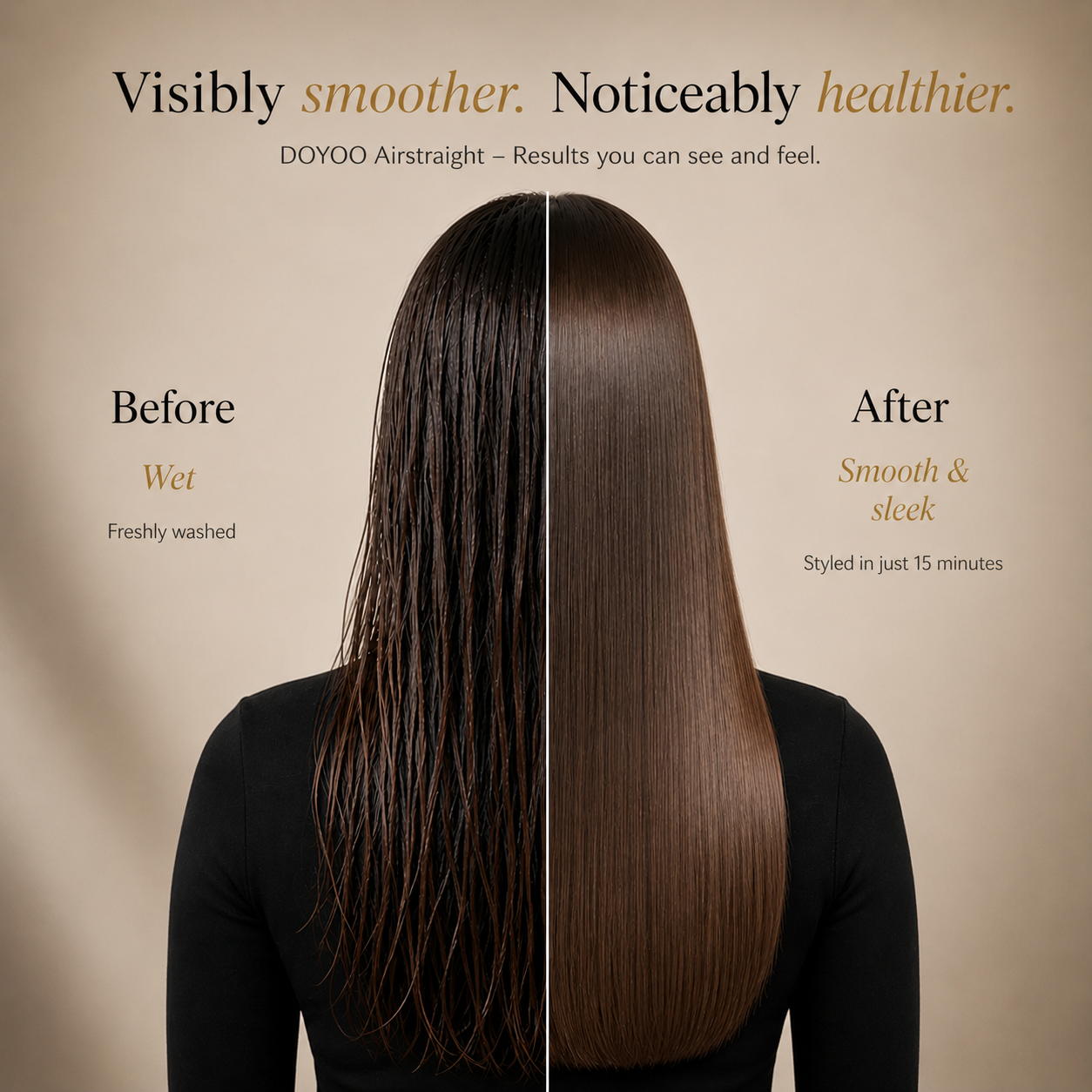 Doyoo™ Airstraight Hair Straightener with Air Technology