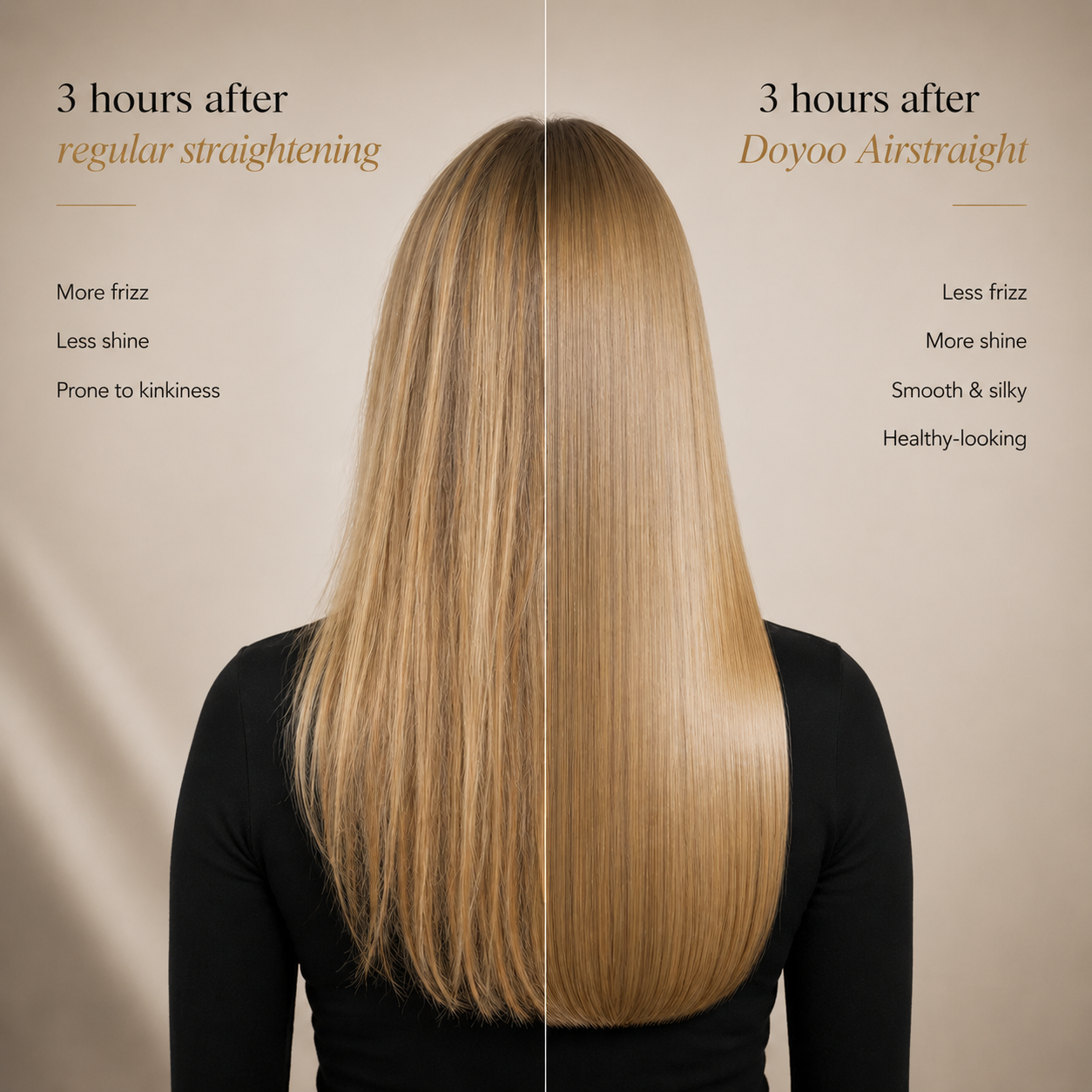 Doyoo™ Airstraight Hair Straightener with Air Technology